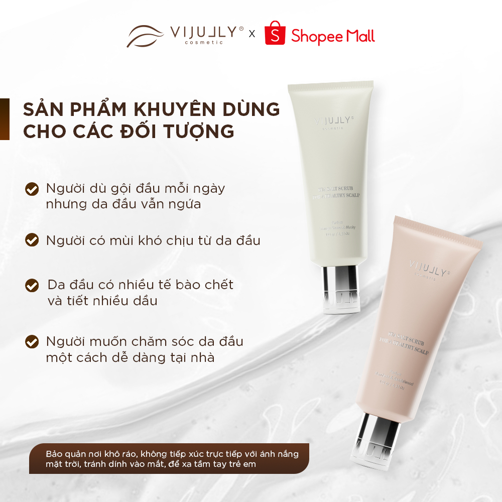 Ảnh Muối Tẩy Tế Bào Chết Da Đầu VI JULLY Giảm Gàu, Giảm Ngứa, Ngăn Rụng và Giảm Bết Tóc 4