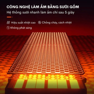 Quạt sưởi gốm mini FUJIHOME FH1200 Làm ấm nhanh - Không khô da - Không phát sáng - Tiết kiệm điện