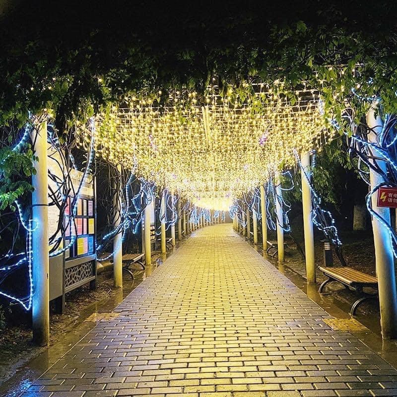 Đèn nháy Led thả rủ 6m 24 sợi vàng nắng chống nước | Shopee Việt Nam