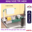 Khay để đồ rút gọn gác bồn rửa chén, bát có giá treo khăn - tiện dụng, đa năng