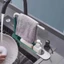 Khay để đồ rút gọn gác bồn rửa chén, bát có giá treo khăn - tiện dụng, đa năng