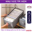 Hộp vải đựng quần áo, đồ lót 9 ngăn có nắp đậy, tay cầm - đa năng, tiện dụng