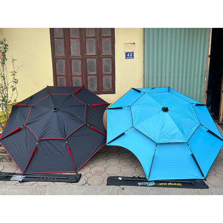 Ô Câu Cá 2 tầng cao cấp xoay 360 độ , dầy dặn , đủ size từ 2m2 2m4, khung hợp kim chắc chắn , kháng tia UV tốt