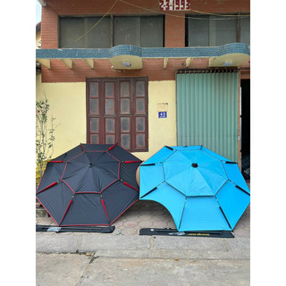 Ô Câu Cá 2 tầng cao cấp xoay 360 độ , dầy dặn , đủ size từ 2m2 2m4, khung hợp kim chắc chắn , kháng tia UV tốt