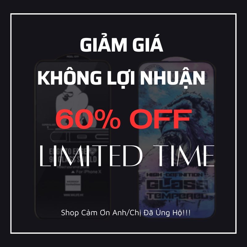 (Mua 2 giảm còn 17.900đ/Cái) Kính Cường Lực iPhone Trong Suốt Full Màn Viền Đen 17,16,15,14,13..