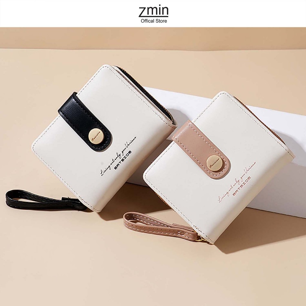 Ví nữ đựng tiền mini thời trang Zmin, chất liệu da PU cao cấp – V080