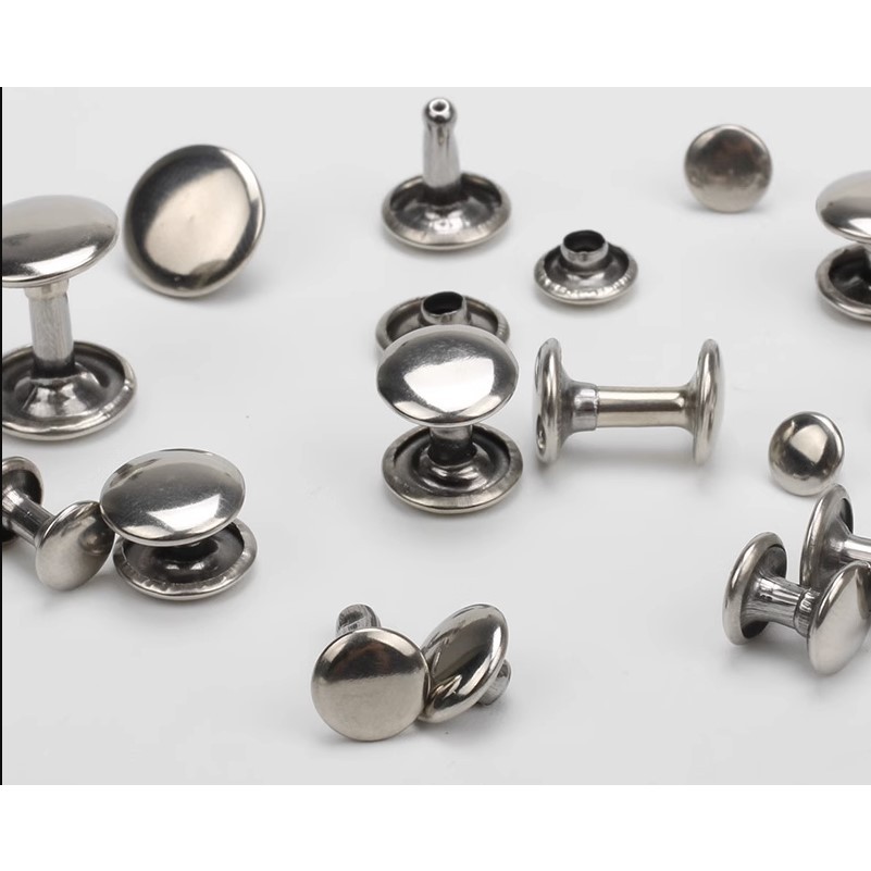 Nút tán rivet (đinh tán) 2 mặt Bằng sắt xi Size 6mm, 8mm, 9mm, 12mm ...