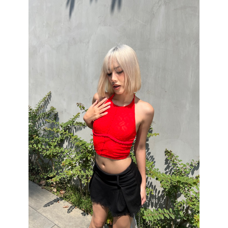 AESTHETE - BIJOU TOP - Áo yếm ren gợi cảm