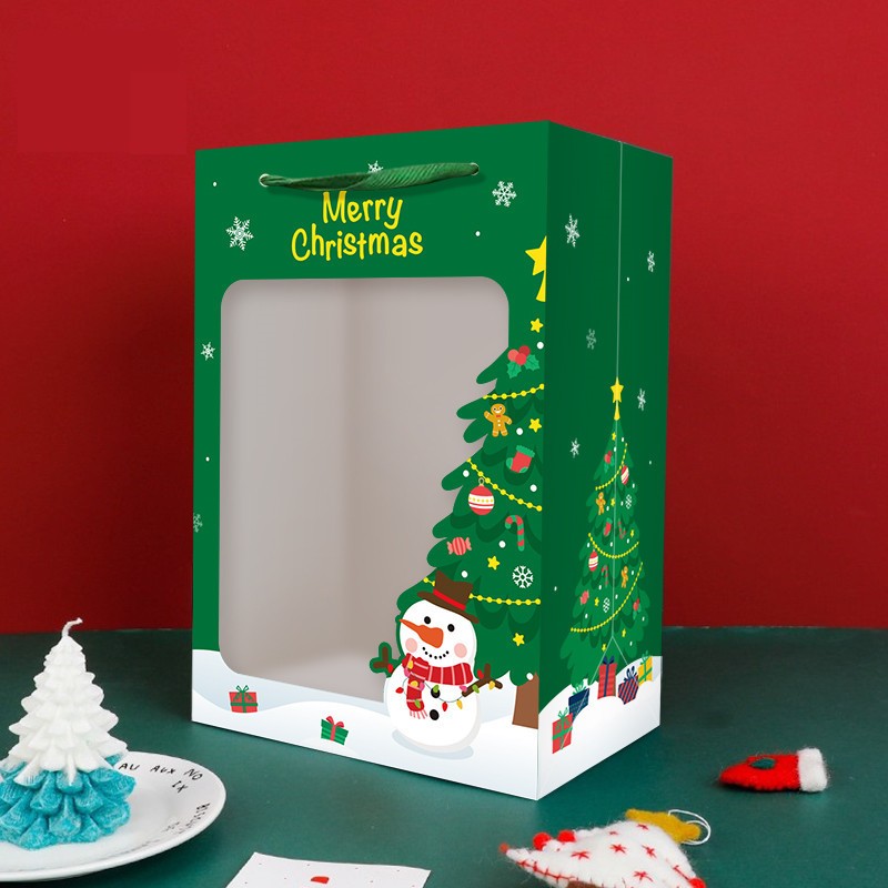 Túi quà giáng sinh Noel, Túi giấy đựng quà hoạ tiết Noel đẹp mắt