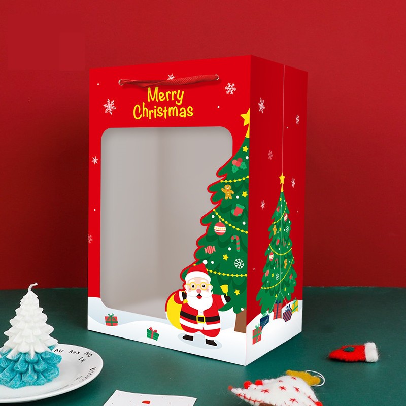 Túi quà giáng sinh Noel, Túi giấy đựng quà hoạ tiết Noel đẹp mắt