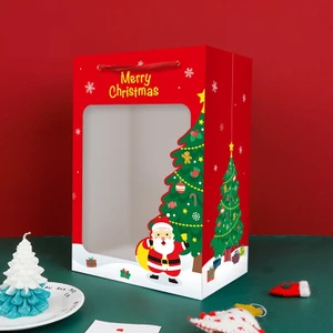 Túi quà giáng sinh Noel, Túi giấy đựng quà hoạ tiết Noel đẹp mắt