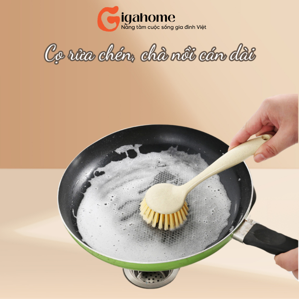 Cọ Rửa Chén, Chà Nồi GIGAHOMECVV Cán Dài - Lựa Chọn Tiện Lợi Cho Bếp ...