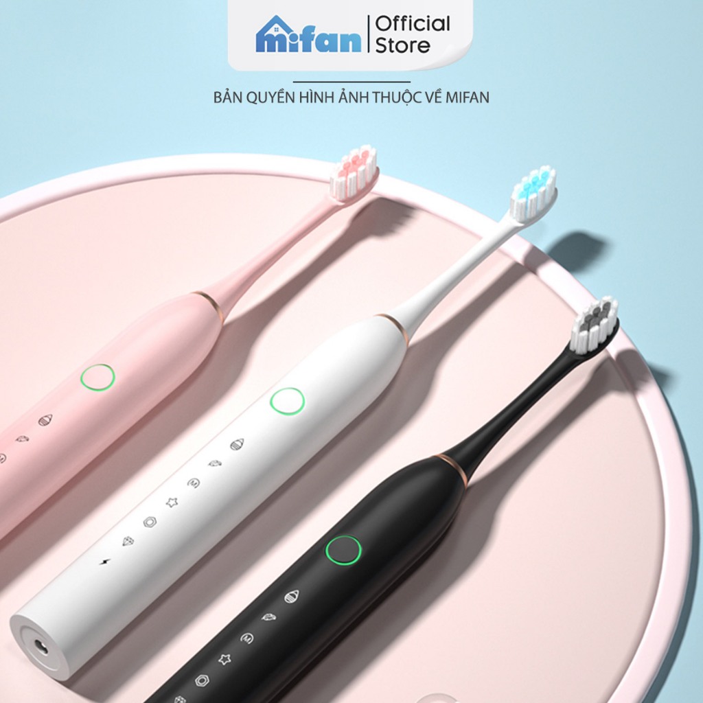 Ảnh Đầu Bàn Chải Điện Mifan Sonic X2 Model - Máy đánh răng máy sóng âm công nghệ Đức 3