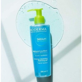Gel Rửa Mặt Bioderma Sebium Moussant Làm Sạch Sâu, Ngăn Ngừa Mụn Không Làm Khô Da - 200ml