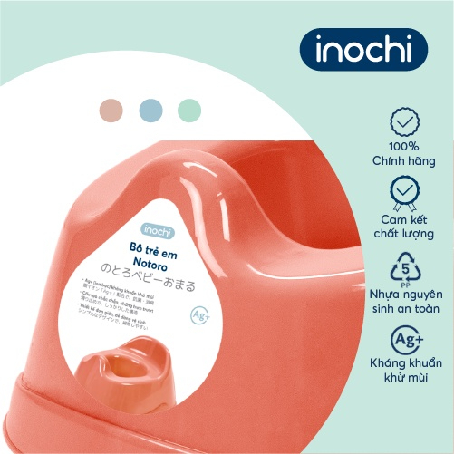 Bô trẻ em Notoro INOCHI thiết kế dễ sử dụng, nhựa cao cấp an toàn cho bé khi đi vệ sinh (BONHO)