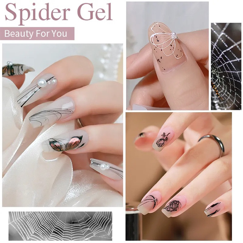 GEL NHỆN 8ml trang trí móng đủ màu