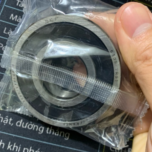 Vòng Bi 6305 SKF 2RS1 (mạ viền đen)