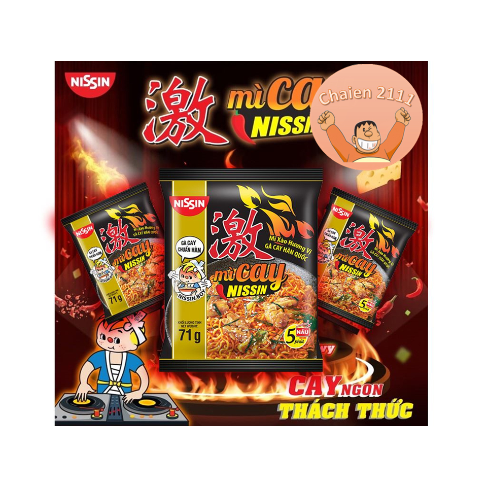 10/gói Mì Cay NISSIN Vị Phô Mai | Shopee Việt Nam