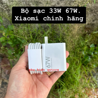 Bộ Sạc Nhanh Xiaomi 33w 67w Qstore, Cáp Sạc 6a Usb To Type C 