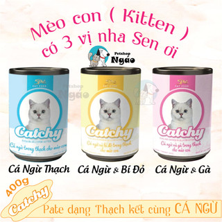 Pate thức ăn cho mèo Pate Catchy 400gr __