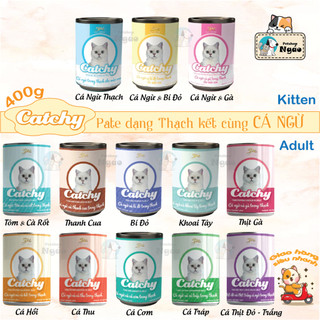 Pate thức ăn cho mèo Pate Catchy 400gr __