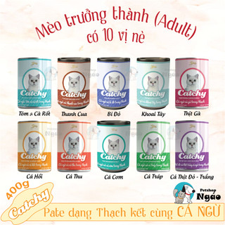 Pate thức ăn cho mèo Pate Catchy 400gr __