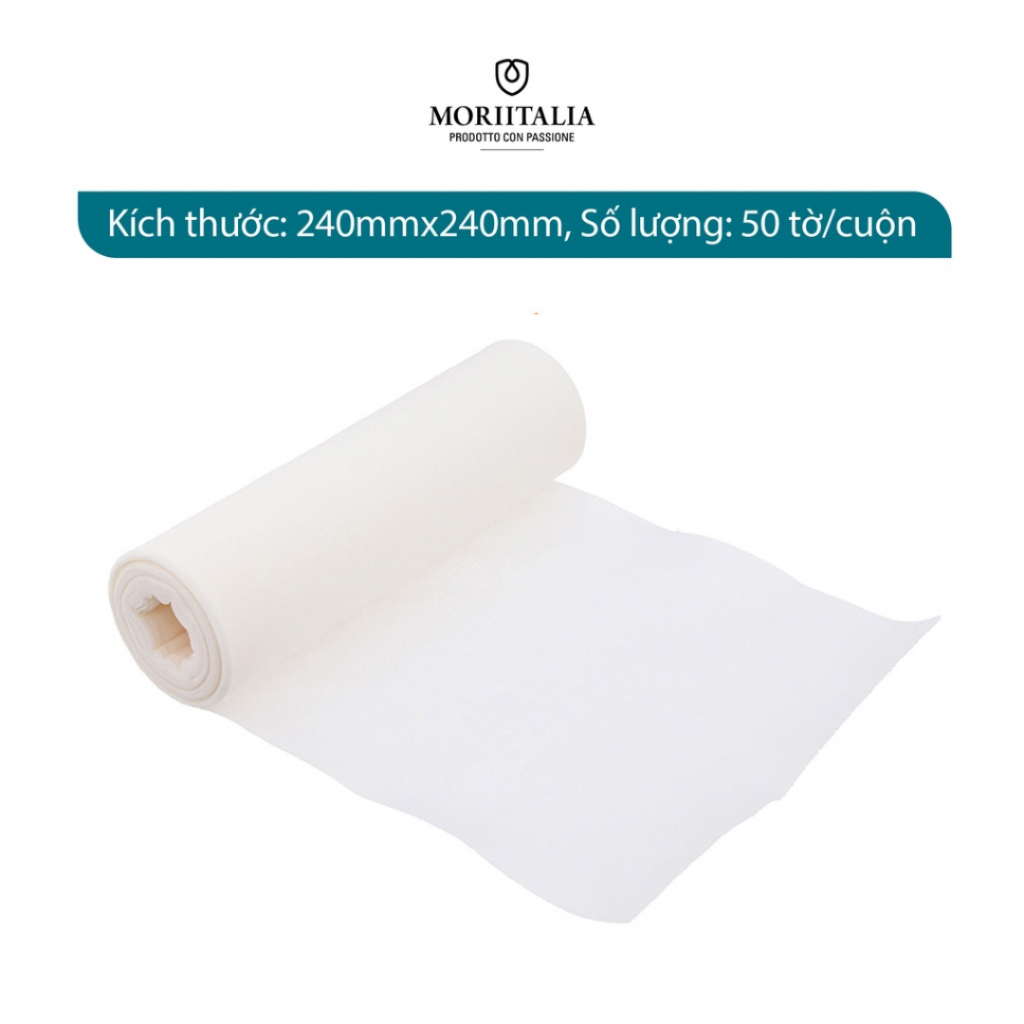 Ảnh Giấy Thấm Dầu Kokusai – Nguyên liệu nhập khẩu Nhật Bản – Siêu thấm hút dầu thừa – Kích thước 24.5cm x 24cm – 50 tờ/cuộn 3