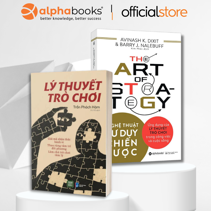 Bìa sách Lẻ Combo Về Lý Thuyết Trò Chơi Kinh Điển Nghệ Thuật Tư Duy Chiến Lược Lý Thuyết Trò Chơi