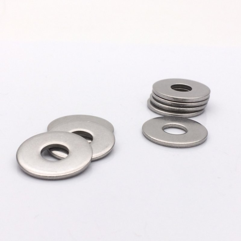(INOX304)  M6-M12 Long đen phẳng vành rộng Din9021 inox304 M6-M12