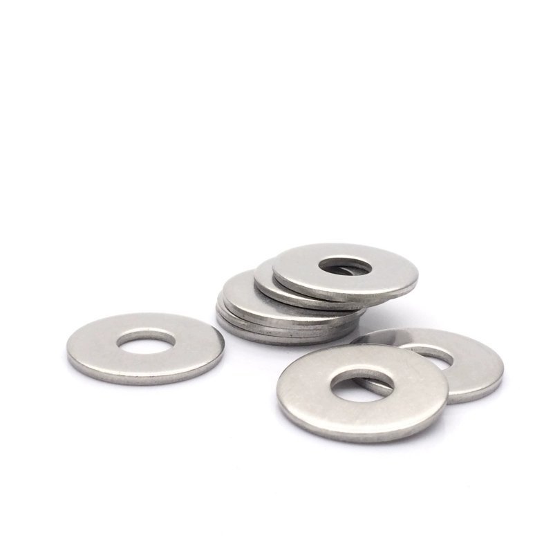 (INOX304)  M6-M12 Long đen phẳng vành rộng Din9021 inox304 M6-M12