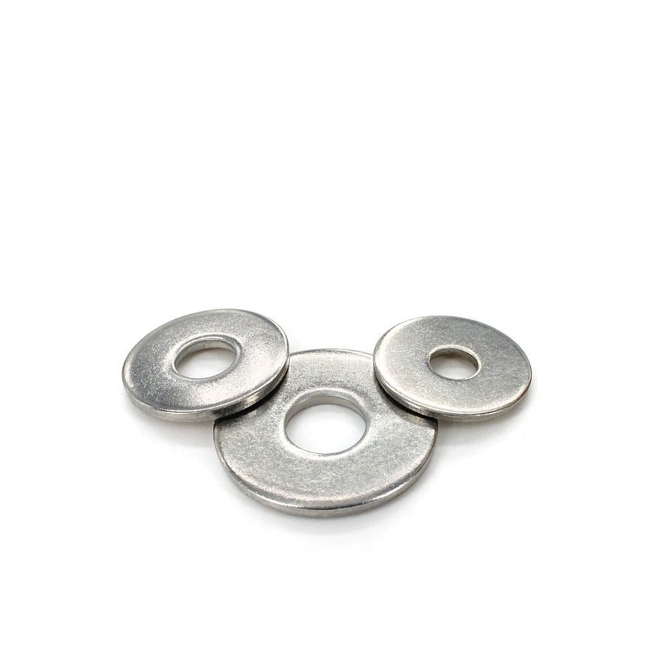 (INOX304)  M6-M12 Long đen phẳng vành rộng Din9021 inox304 M6-M12