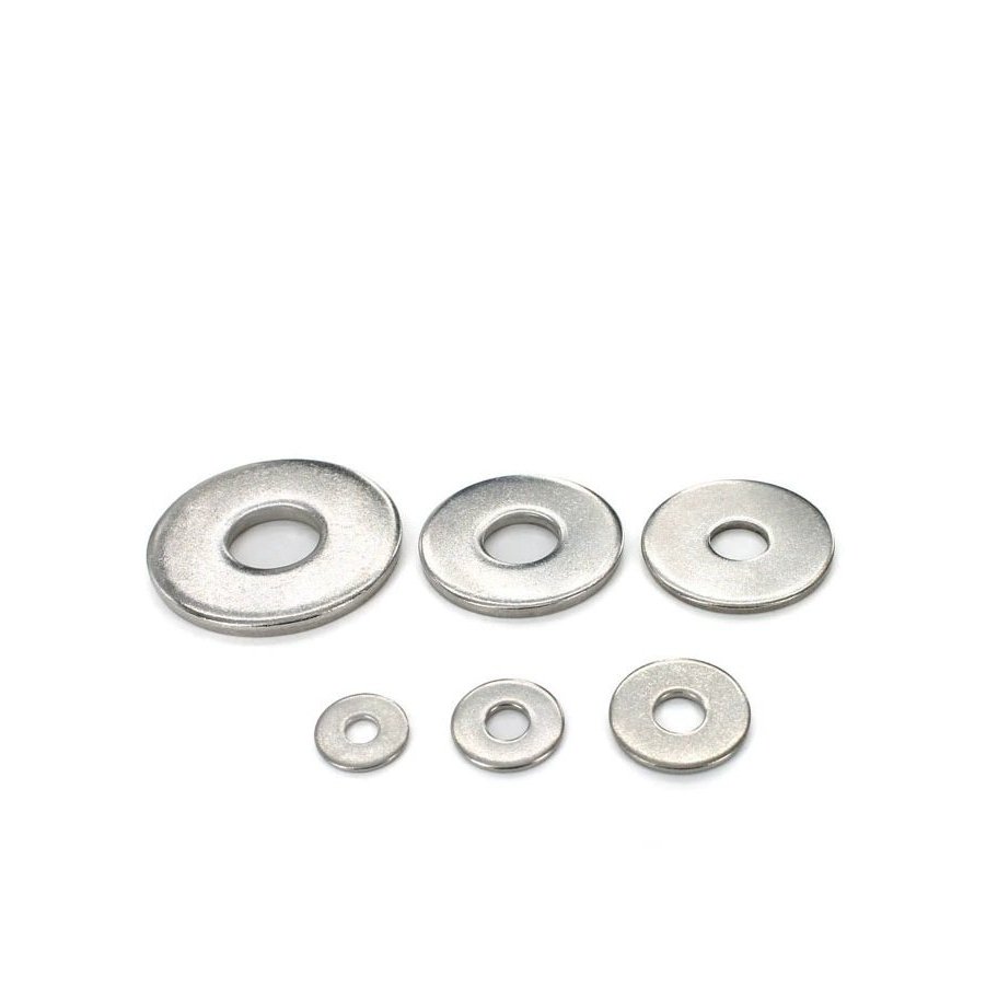(INOX304)  M6-M12 Long đen phẳng vành rộng Din9021 inox304 M6-M12