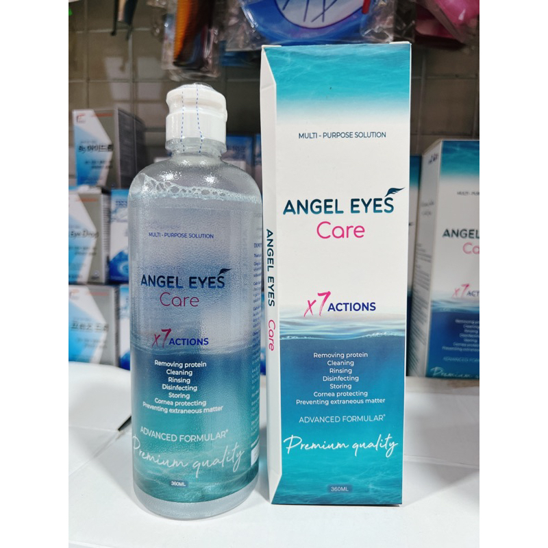 Nước ngâm lens Angel eye 360ml Muneyes
