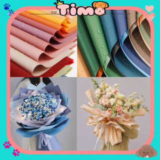Giấy Gói Hoa Trơn Bọc Quà Tặng 20/11 Vintage Kỉ Niệm Handmade Khổ 58*58cm GQ29