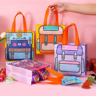 Set 5/3 Túi Đựng Quà Sinh Nhật Mẫu Giáo Dễ Thương Xinh Xắn | Túi Xách tote Cho Nữ | Túi Đựng Đồ Ăn Vặt Quà TặngTiện Dụng
