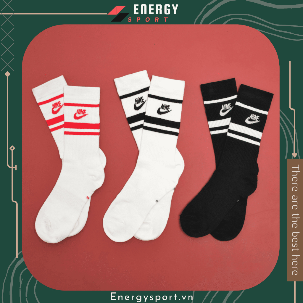 Vớ/ Tất Nike Sportswear DriFIT Everyday Essential DX5089 102 Shopee