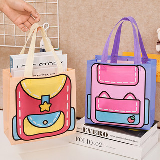 Set 5/3 Túi Đựng Quà Sinh Nhật Mẫu Giáo Dễ Thương Xinh Xắn | Túi Xách tote Cho Nữ | Túi Đựng Đồ Ăn Vặt Quà TặngTiện Dụng