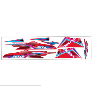Tem rời wave- mẫu 7 màu- dán xe 50cc-100cc