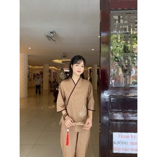 Xéo Thêu An, Đồ Lam Đi Chùa,Đồ Bộ Nữ