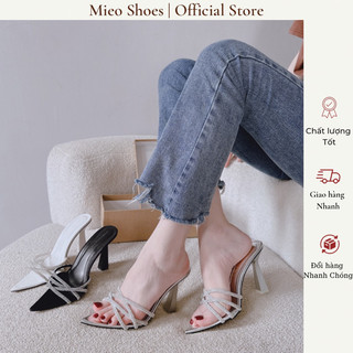Guốc Mũi Nhọn Quai Đá Chéo Mieo Shoes D2420 D2421 D2460 D2567