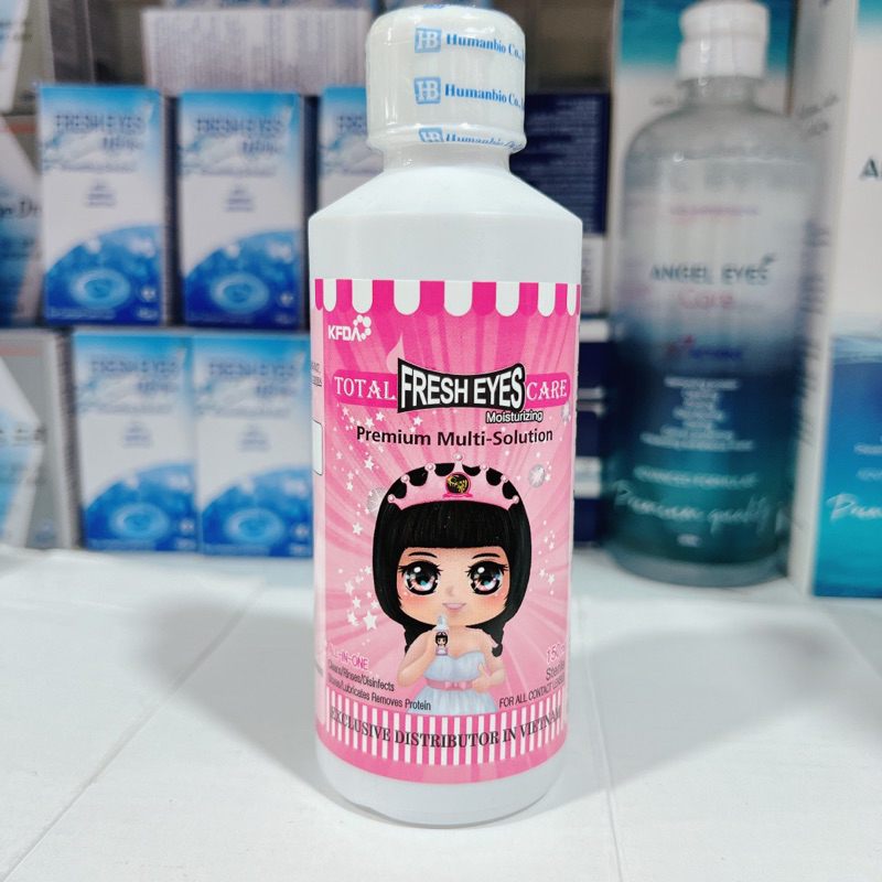 Nước ngâm lens  - Aqua 160ml- fresheye 150ml -  b5 150 mL