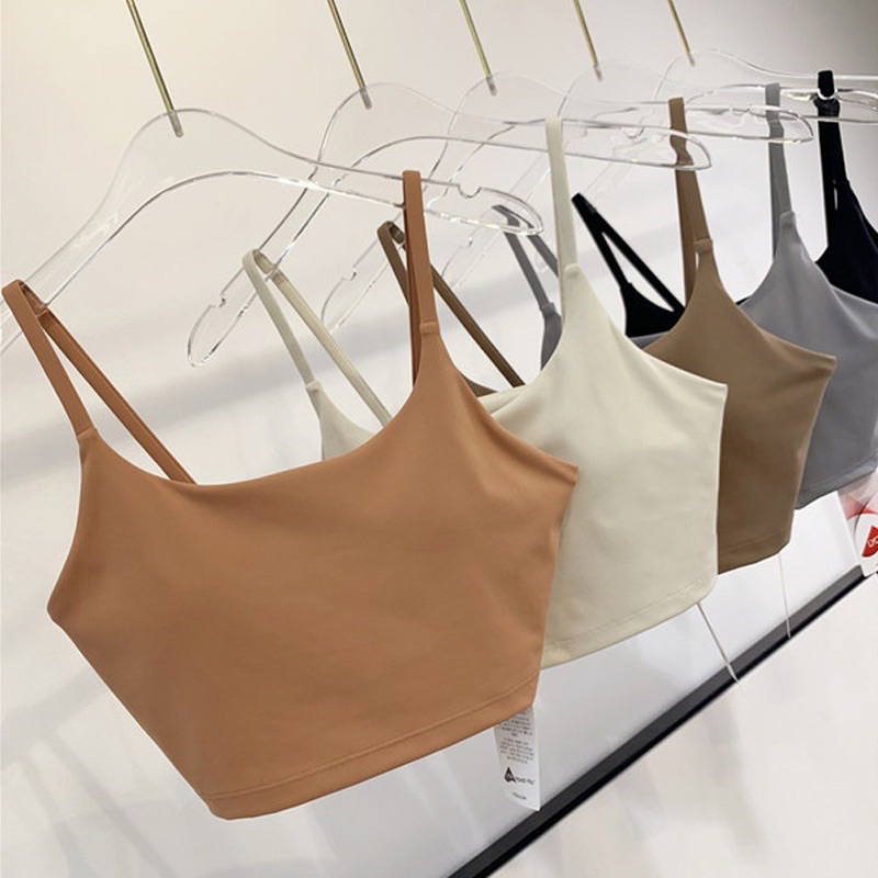 Áo bra tập thể thao dành cho nữ dáng lửng, ôm sát chống sốc chống chảy xệ