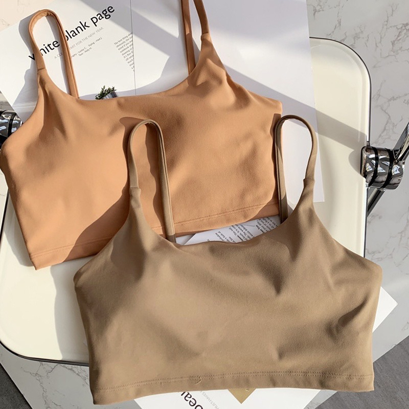 Áo bra tập thể thao dành cho nữ dáng lửng, ôm sát chống sốc chống chảy xệ