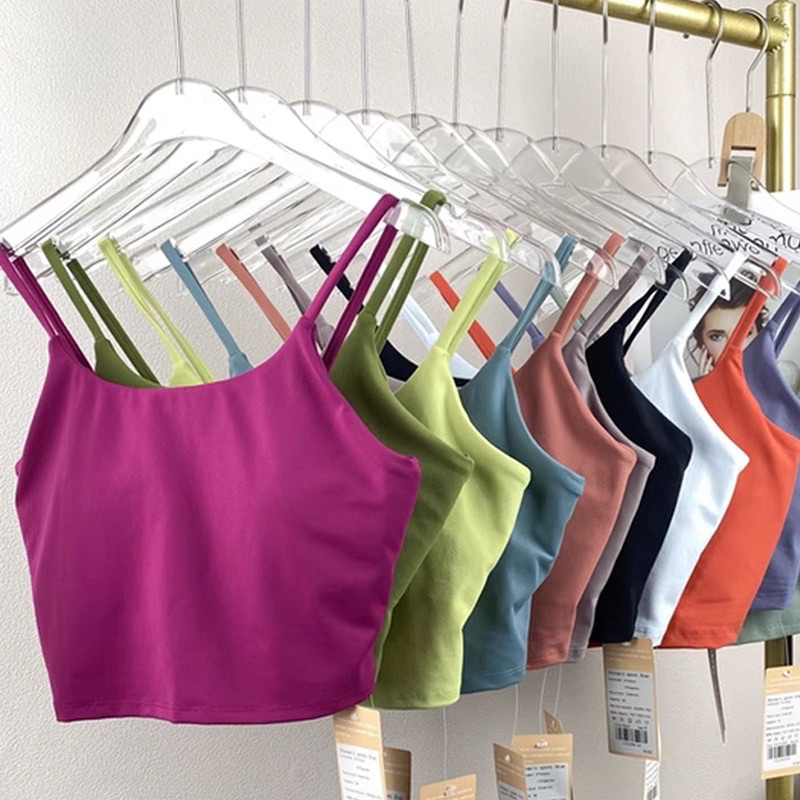 Áo ngực thể thao Fit Her dây mảnh cho nữ có đệm nâng ngực, chống sốc, chống xệ