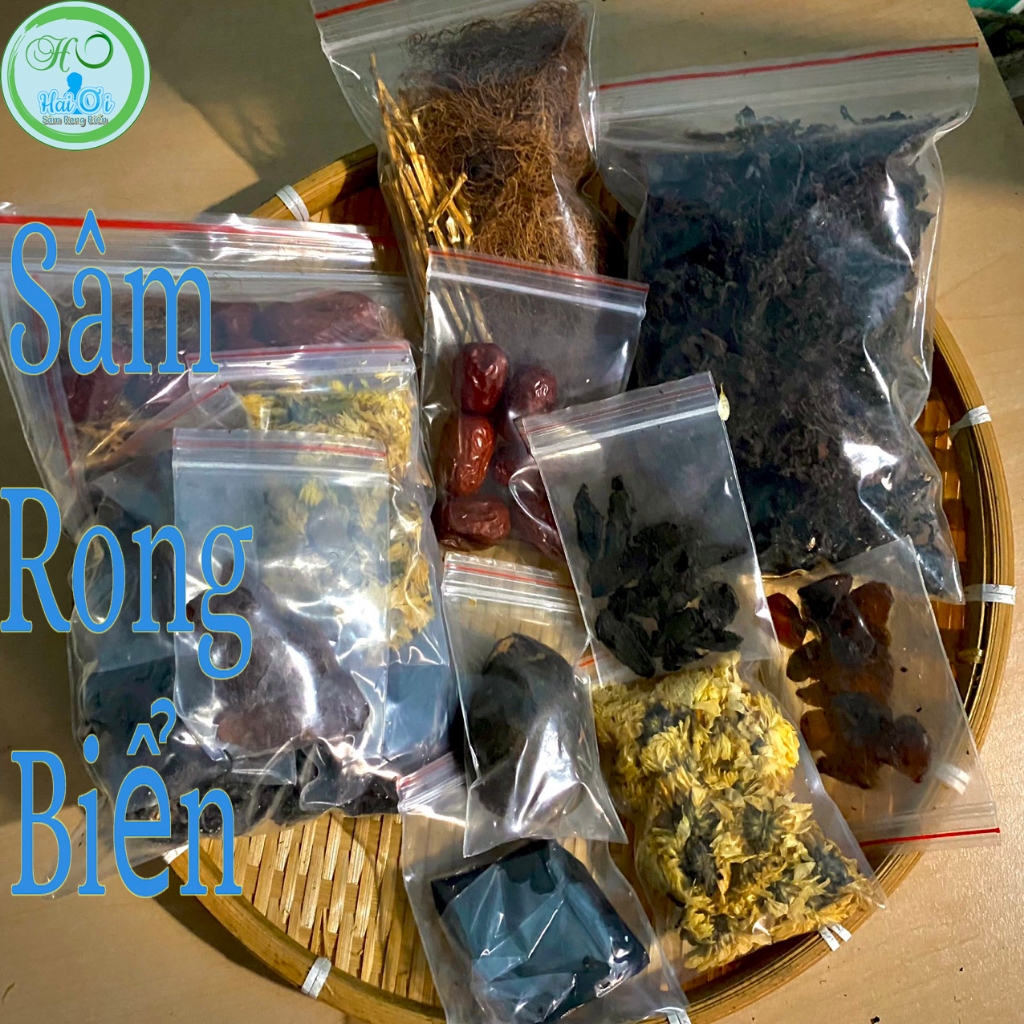 Sâm rong biển mỗi gói nguyên liệu nấu 12 lít nước sâm thơm mát | Shopee ...