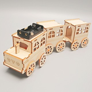 Stem Steam Đồ Chơi Khoa Học Bộ Lắp Ghép Đoàn Tàu Bằng Gỗ Theo Phương Pháp Giáo Dục đồ chơi trí tuệ đồ chơi ô tô