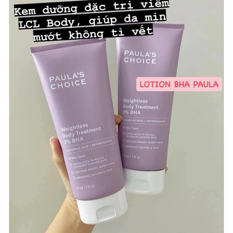 Dưỡng thể Paula AHA/BHA chai fullsize 210ml (date 25) | Shopee Việt Nam