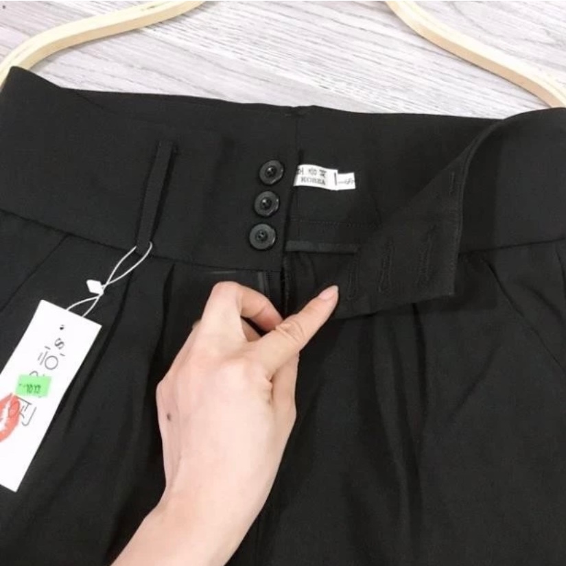 QUẦN BAGGY CẠP BẢN TO CÓ 3 KHUY TRƯỚC SIÊU ĐẸP