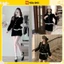 Set Áo Nhung Peplum Phối Tơ Mix Chân Váy Nhung Chữ A Hàng 2 Lớp Dày Dặn ( kèm ảnh thật)