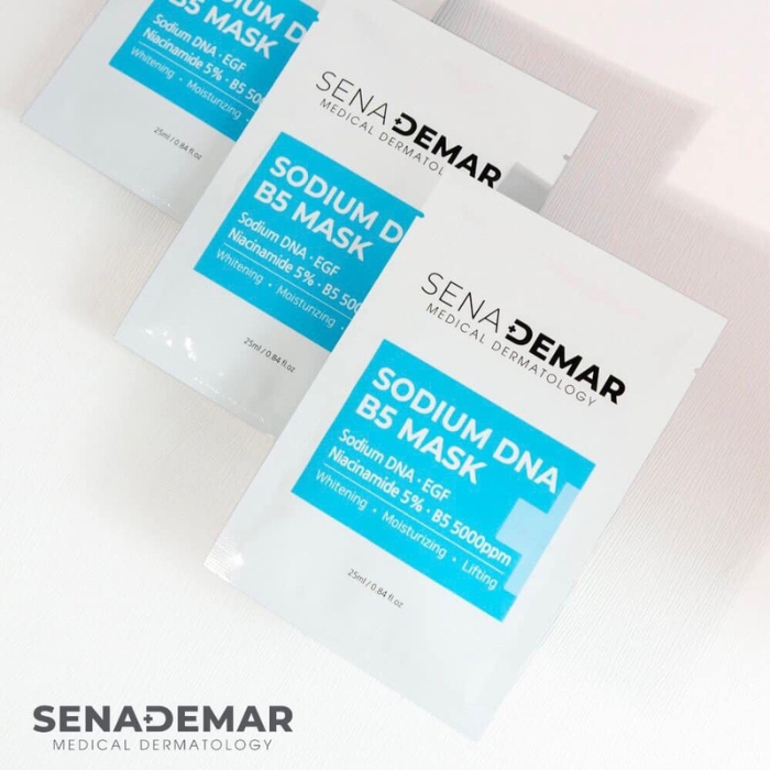 Mặt Nạ Sena Demar Sodium DNA B5 Hàn Quốc cấp ẩm phục hồi dưỡng trắng da, se  khít lỗ chân lông | Shopee Việt Nam